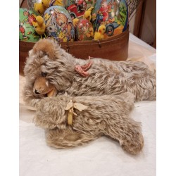 Old Steiff teddy, Zotty, l: 19 cm.