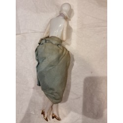 Antique porcelain doll from 1920, h: 20 cm.