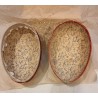 Old cardboard Easter egg, Easter motifs, h: 14 cm.