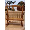 Old  " teddy chair " in wood, size: 38 x 28 x 25 cm.