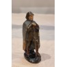 Gammel hyrde med 7 får, h: 9 cm (hyrde) 2,5 - 4,5 cm (får).
