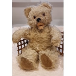 Old Steiff teddy, h: 33 cm.