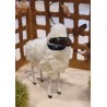 Sheep with a dark head, h: 8 cm.
