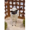 Sheep with a dark head, h: 8 cm.