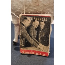 Jultanne Christmas ornament, Winter Hilfswerk, from Belgium, mål: 4,8 x 3,6 cm.