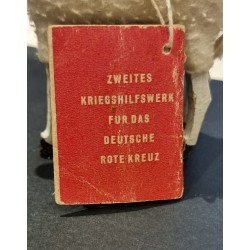 Jultanne Christmas ornament, Winter Hilfswerk, from Belgium, mål: 4,8 x 3,6 cm.