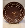 Smaller antique pancake dish, Ø: 22 cm.