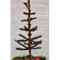 Gammelt juletræ, h: 58 cm.