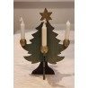 Fine old Christmas tree with 4 candleholders, h: 20 cm.