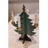 Fine old Christmas tree with 4 candleholders, h: 20 cm.