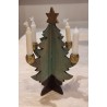 Fine old Christmas tree with 4 candleholders, h: 20 cm.
