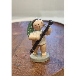 Old Wendt und Kühn angel with fagot, h: 6 cm. (angel).