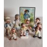 1 Mecki pic. and 7 porcelain Mecki figures, h: 16,5 cm (pic).