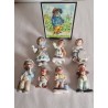 1 Mecki pic. and 7 porcelain Mecki figures, h: 16,5 cm (pic).