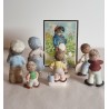 1 Mecki pic. and 7 porcelain Mecki figures, h: 16,5 cm (pic).