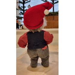 Tall old Santa with papier-mache head, h: 45 cm.