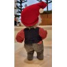 Tall old Santa with papier-mache head, h: 45 cm.