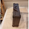 Small antique suitcase, size: 34 x 22 x 9 cm.