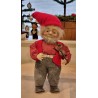 Tall old Santa with papier-mache head, h: 45 cm.