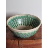 Old pottery, bowl with cowhorn pattern, h: 11 cm Ø: 20 cm.