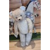 Gammel bamse, navn ??, h: 46 cm.