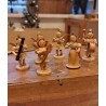 Antikt Wendt und Kühn orkester, 6 "stjerne" musikere, h: 6,5 cm (figur)