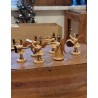 Antique Wendt und Kühn orchestra, 6 "star" musicians, h: 6,5 cm (figure).