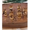 Antique Wendt und Kühn orchestra, 6 "star" musicians, h: 6,5 cm (figure).