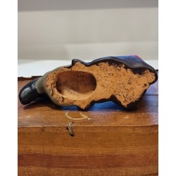 Old Heissner elf/gnom, laying, size: 11 x 16,5 cm.
