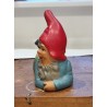 Old Heissner elf/gnom, laying, size: 11 x 17 cm.