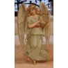Tall antique scrap/cardboard, angel from 1880, h: 34 cm.