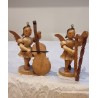Antique Wendt und Kühn orchestra, 2 "star" musicians, h: 6,5 cm (figure). (2x).