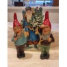 Antique scrap from 1880, Santa, h: 22 cm.