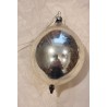Old glass ornament, diorama/reflector ornament, h: 9,5 cm.