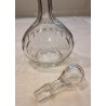 Antik glas karaffel, Murrat, h: 30 cm.