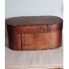 Tall antique wig box, size: 46 x 31 x 20 cm. (2)
