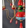 Old 8 arm stand, Christmas pyramid from Erzgebirge, h: 54 cm.