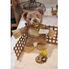 Steiff Teddy, Lully from 1955, h: 20 cm.