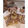 Steiff Teddy, Lully from 1955, h: 20 cm.