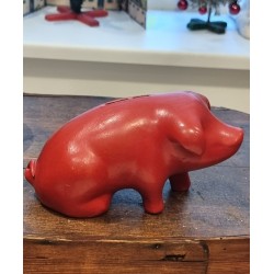 Old Knabstrup piggy bank, size: 10 x 18 cm.