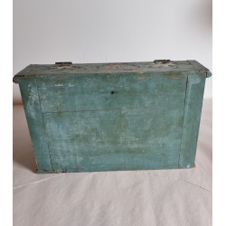 Antique desk from 1818, size: 27 x 30 x 17,5 cm.