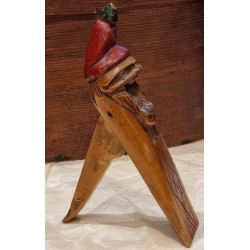 Gammel norsk almuekunst, nøddeknækker årstal ?, h: 18 cm.