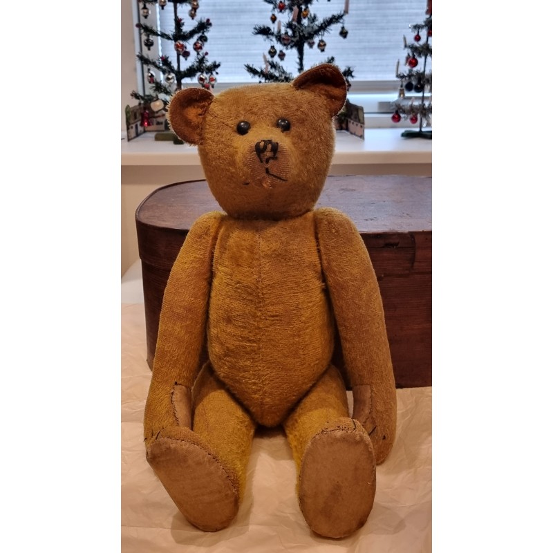 Antique/old Teddy, name ??, h: 56 cm.