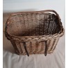 Gammel fin cykel kurv, mål: 48 x 32 x 30 cm.
