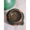 Antique pottery, jug with lid, h: 19 cm.