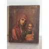 Old russian icon (same letters on the frontpage as the other), size: 17,5 x 14 cm.