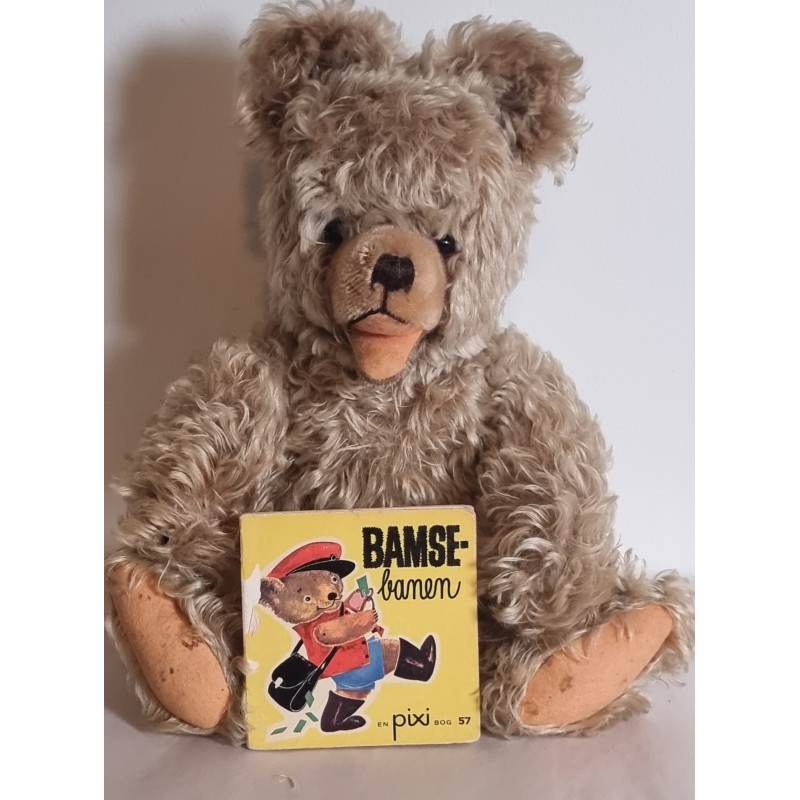 Old Steiff teddy, Zotty, h: 38 cm.