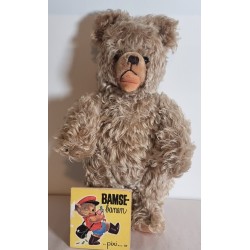 Gammel Steiff bamse, Zotty, h: 38 cm.