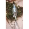 Antique glass ornament, woodpecker, l: 17 cm.