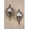 Gammelt glaspynt, luftballoner, h: 9 cm (2stk).